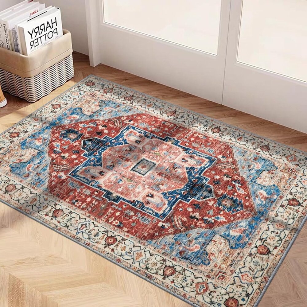 ✨Home Area Rug Door Mat Entryway Small Soft Slip Washable Oriental Carpet